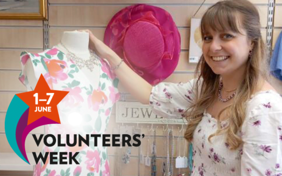 Emily volunteering in St Giles